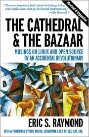 Copertina del libro The Cathedral & the Bazaar di Eric S. Raymond