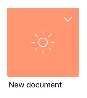 The newly created document listed in Fluidtable